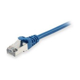 Cable EQUIP RJ45 Cat.6 S/FTP 0.25m Azul (EQ605533)
