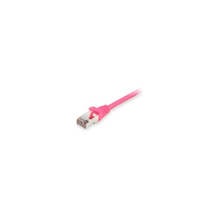 Cable EQUIP RJ45 Cat.6 S/FTP AWG26 0.5m Rosa (EQ605583)
