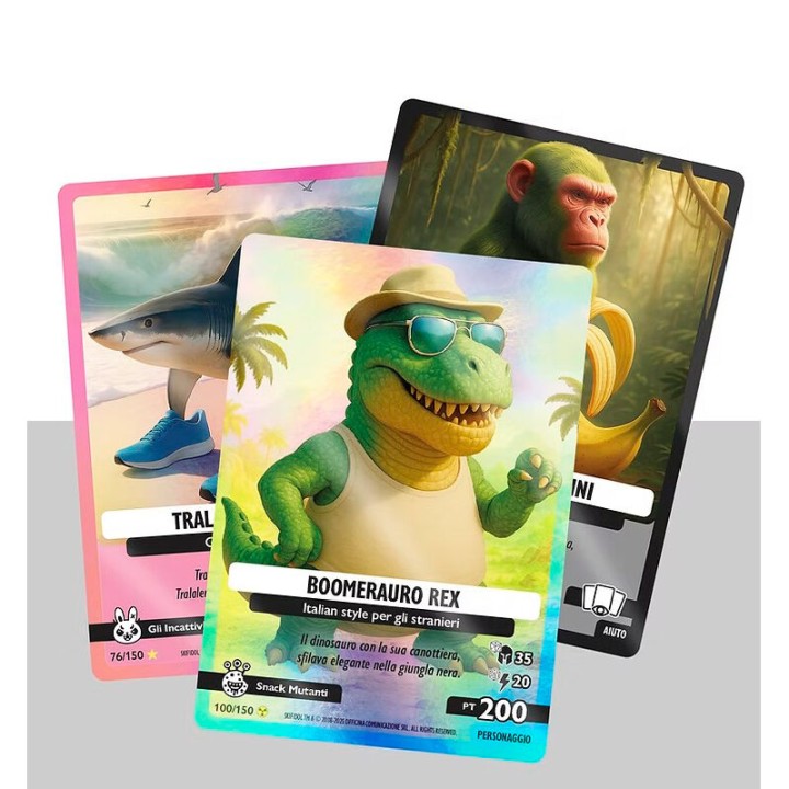 Sobre 7 Cartas coleccionables Universo Psichedelico Skifidol Italian Brainrot Italiano surtido
