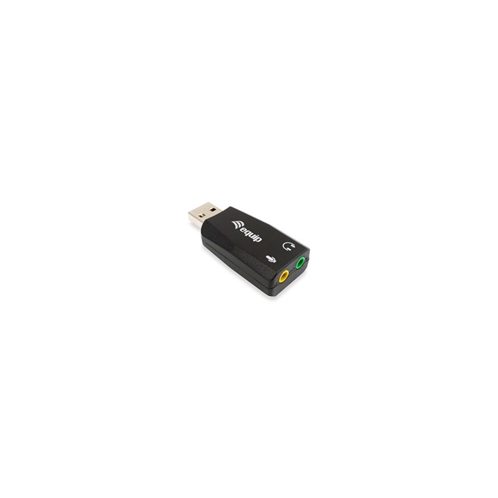 Tarjeta de Sonido EQUIP Life USB 3.5mm Negro (EQ245320)