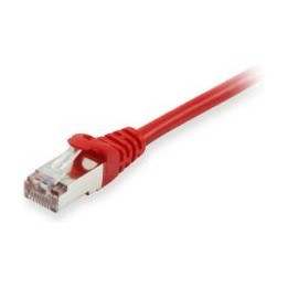 Cable EQUIP RJ45 Cat.6 S/FTP AWG26 5m Rojo (EQ605524)