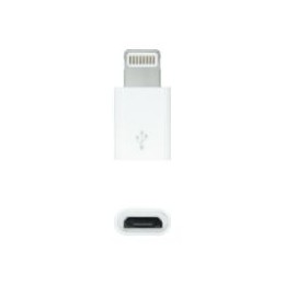 Nanocable Lightning/M a mUSB/H Blanco (10.10.4100)