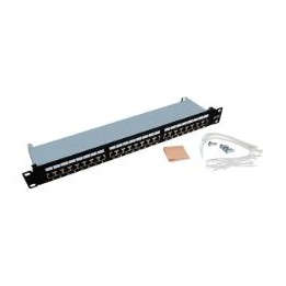 Patch Panel Aiten Data 24p Cat5 FTP 1U Negro(80.24.05F)