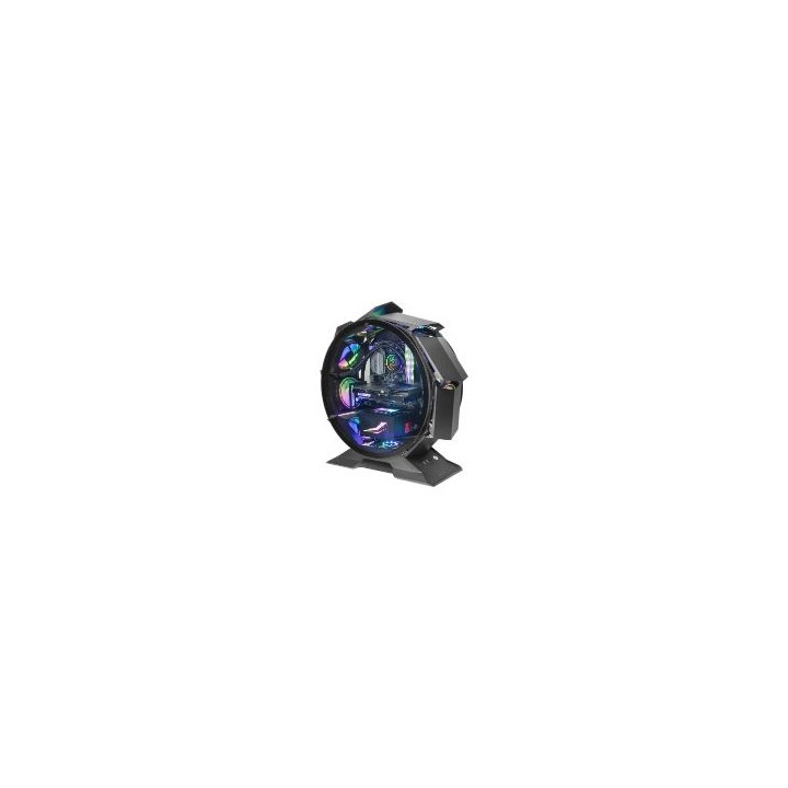 Caja Circular Mars Gaming mATX Mini-ITX Negra (MCORB)