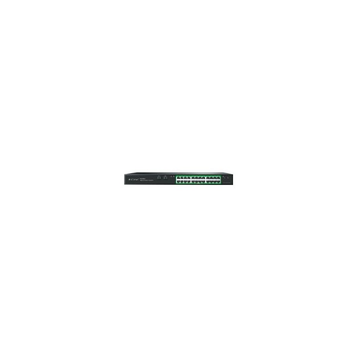 Switch STONET 24xRJ45 GbE 2xSFP PoE Rack Negro (P124GC)