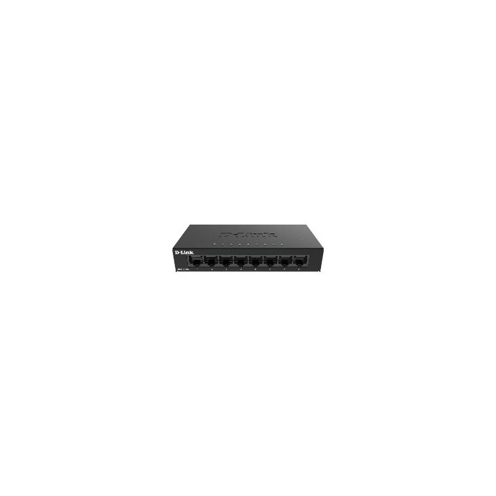 Switch D-Link 8xRJ45 GbE Negro (DGS-108GL)