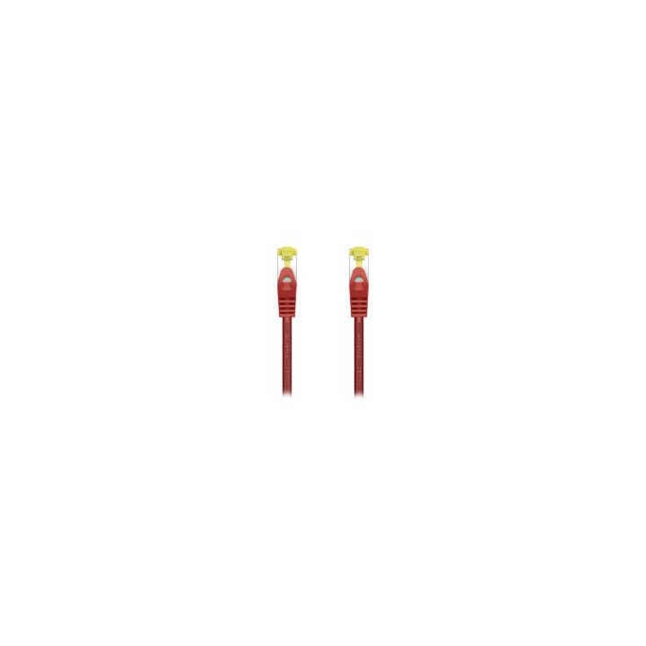 Cable AISENS RJ45 Cat.7 SFTP 25cm Rojo (A146-0468)
