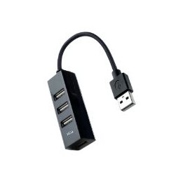 Hub Nanocable USB-A 2.0 a 4USB-A 2.0 Negro (10.16.4404)