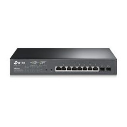 Switch TP-Link 8xRJ45 2xSFP PoE+ 1U Negro (TL-SG2210MP)