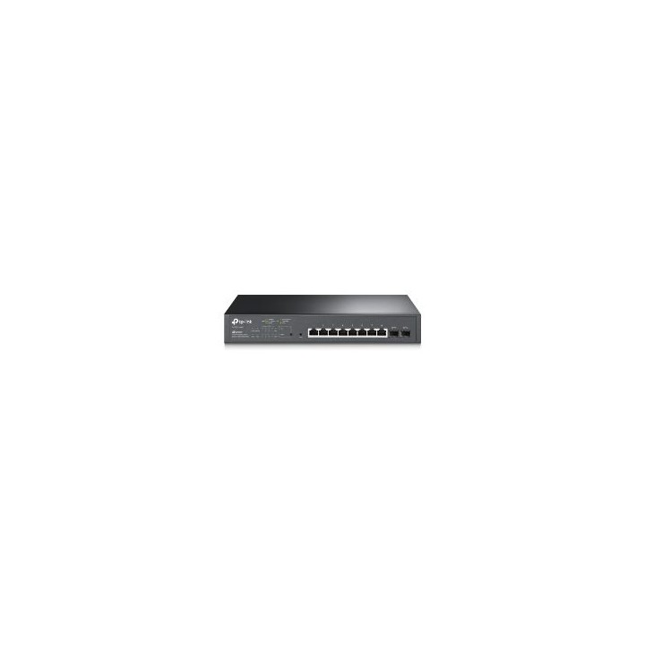 Switch TP-Link 8xRJ45 2xSFP PoE+ 1U Negro (TL-SG2210MP)