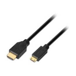 Cable AISENS HDMI A/M a MiniHDMI/M 3m Negro (A119-0115)