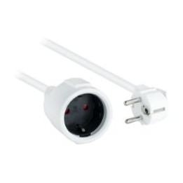 Nanocable Schuko H-Schuko M 3m Blanco (10.22.0603-W)