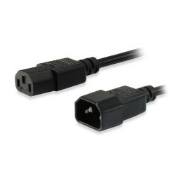 Cable Alimentación EQUIP C13/M a C14/H 3m (EQ112101)