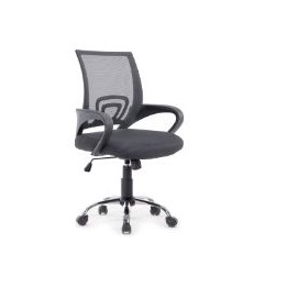 Silla de Oficina EQUIP Malla Gris Oscura (EQ651014)