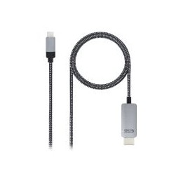 Nanocable USB-C/M a HDMI/M 1.8m Negro (10.15.5102)