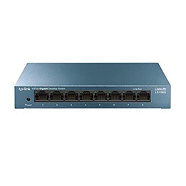 Switch TP-Link 8xRJ45 Ethernet GbE Azul (LS108G)