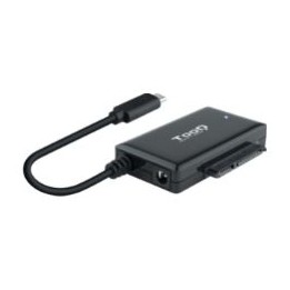 Adaptador TooQ USB-C a SATA 2.5"/3.5" Negro (TQHDA-02C)