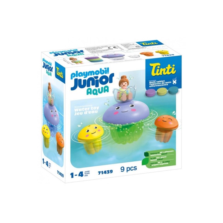 Playmobil junior tinti: familia de medusas de colores