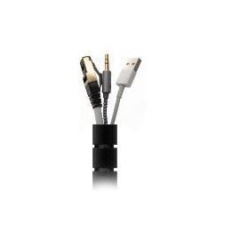 Organizador de Cables AISENS 25mm 2m Negro (A151-0604)