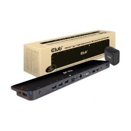 Docking Club 3D 15en1 USB-C 65W Negro (CSV-1564W65)