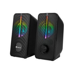 Altavoces Gaming NGS RGB 12W 3.5mm Negros (GSX-150)