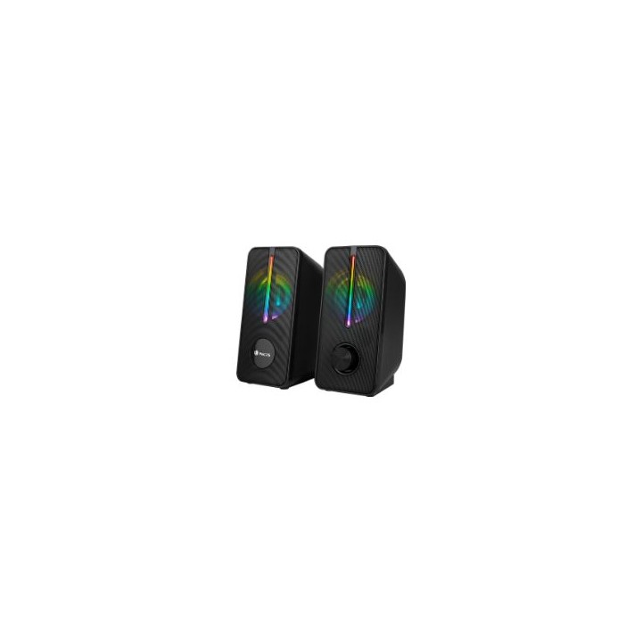 Altavoces Gaming NGS RGB 12W 3.5mm Negros (GSX-150)