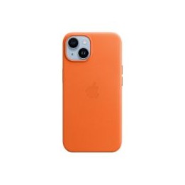 Funda Apple 6.1" Cuero iPhone 14 Naranja (MPP83ZM/A)