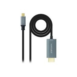 Nanocable USB-C/M a HDMI/M 1.8m Negro (10.15.5162)
