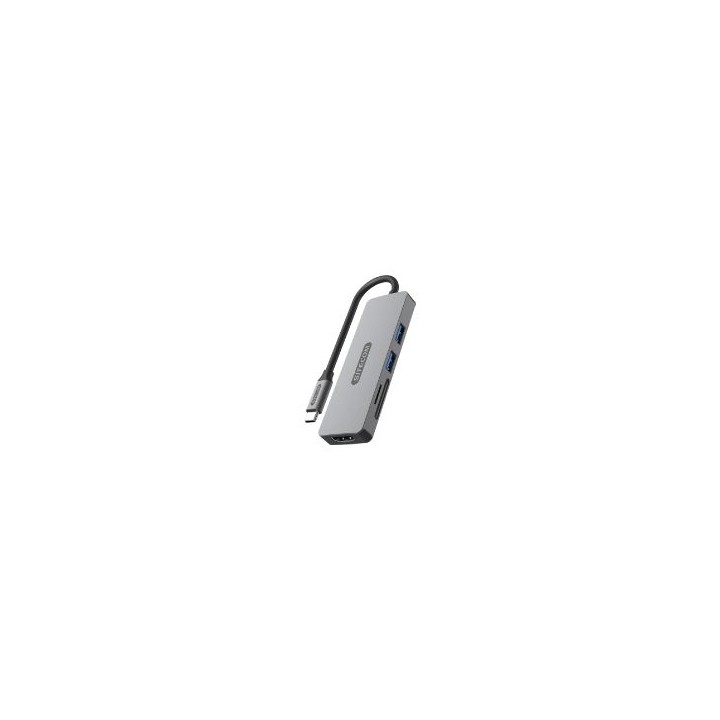 Docking Sitecom 5en1 USB-C a HDMI/USB-A/SD (CN-5501)