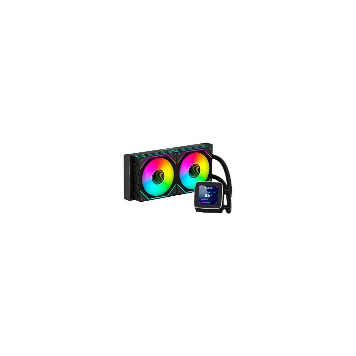 Ref. Líq. Abysm Oceanic LCD 240 ARGB Negra (AB324011)