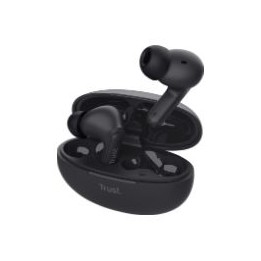 Auriculares Trust Yavi TWS Intraurales BT Negro (25296)