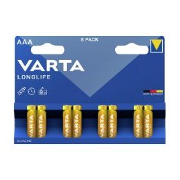 Pilas Varta Longlife AAA Blister 8 (4103101418)