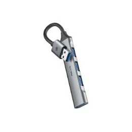 Hub NGS 3xUSB 2.0 1xUSB 3.1 Plata (IHUB4MICRO)