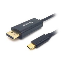 Cable EQUIP USB-C/M a DP 1.2/M 3m Negro (EQ133428)