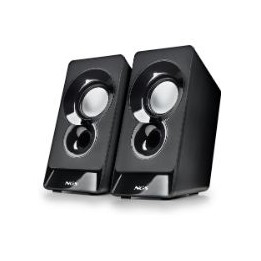 Altavoces NGS 2.0 12W Jack 3.5mm USB-A Negros (SB210)