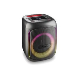 Altavoz NGS LED 80W TWS BT/USB/Aux Negro (WILDSWAGGO)