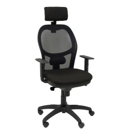 SILLA JORQUERA MALLA NEGRO CABECERO REGULABLE ASIENTO BALI NEGRO 15SNBALI840CRG