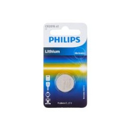 Pack 20 Pilas de Botón Philips Litio 3V (CR2016 01B)