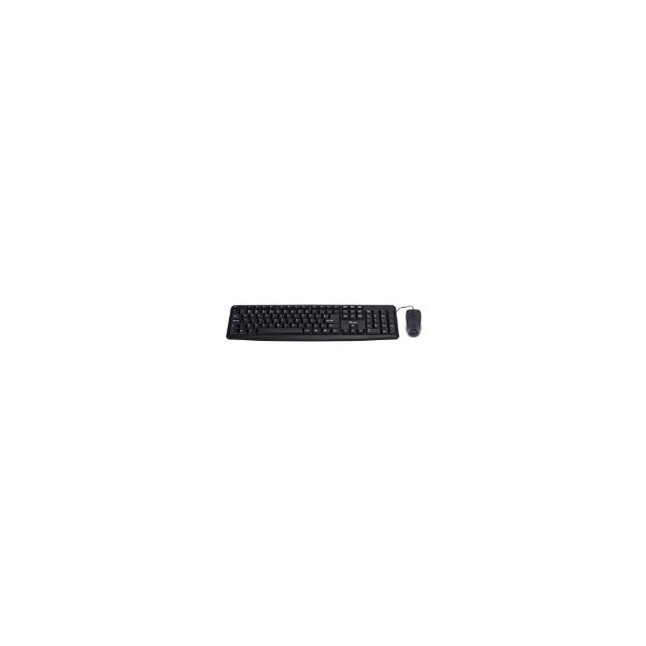 Teclado+Ratón EQUIP USB Italiano Negro (EQ245203)