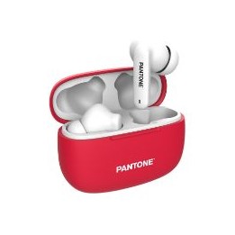 Auriculares PANTONE Intraurales BT Rojos (PT-TWS008R1)