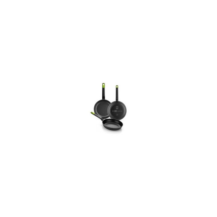 Set 3 Sartenes Bra Gastro 20/24/28cm Aluminio (A841202)