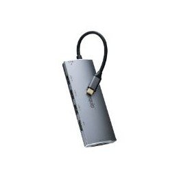 Docking EQUIP USB-C a USB-A/HDMI 100W Plata (EQ133482)