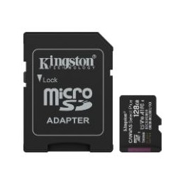 Kingston Micro SDXC 128Gb + Adaptador SD (SDCS3/128GB)