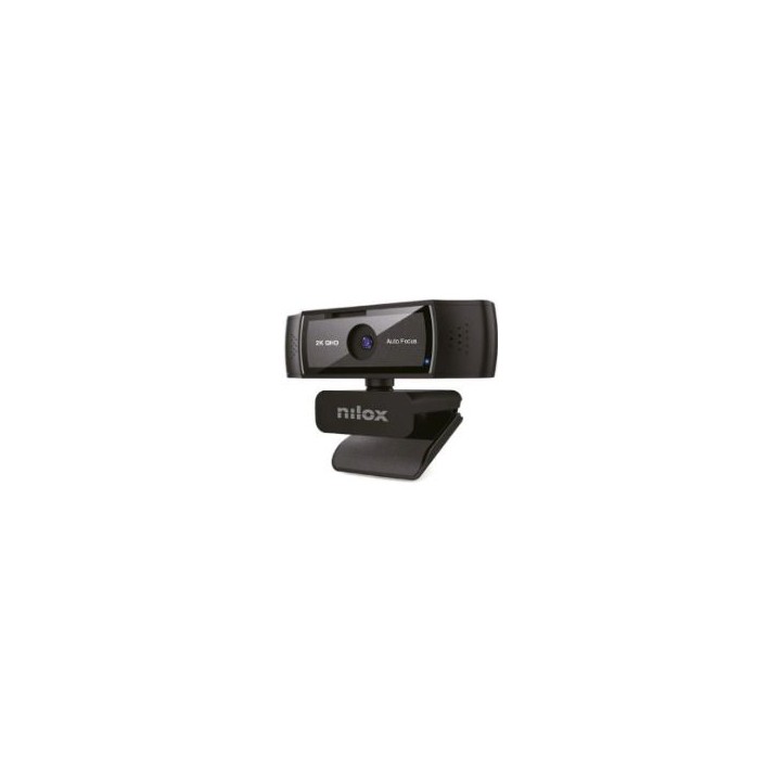 WebCam NILOX 2K 1440p USB 2.0 Negra (NXWCA2K12)