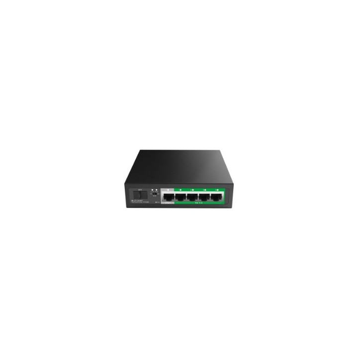 Switch STONET 5xRJ45 GbE 1xSFP PoE Negro (P106GC)