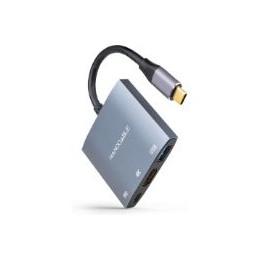 Adaptador Nanocable USB-C a USB-A/C/HDMI (10.16.4306)