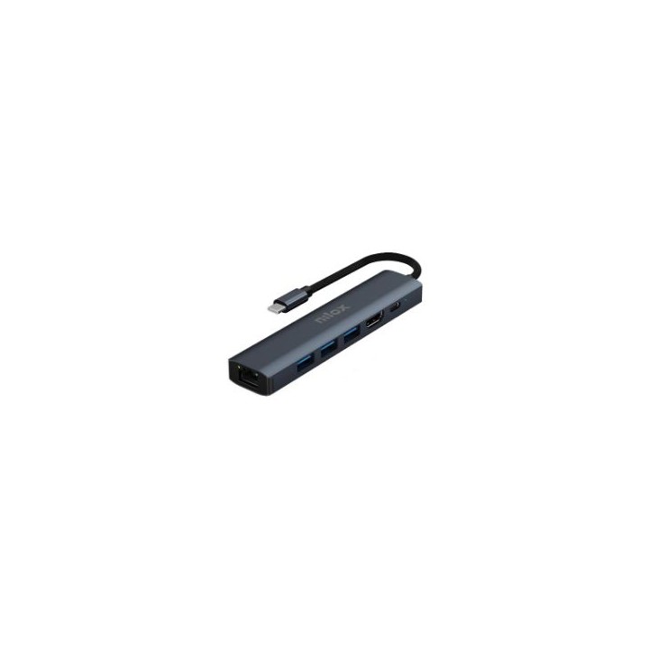 Docking Station NILOX USB-C 6 Puertos (NXDSUSBC06)