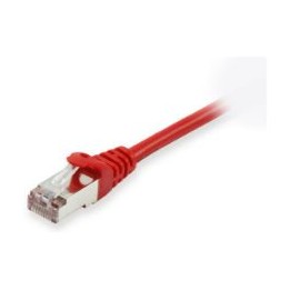 Cable EQUIP RJ45 Cat.6a S/FTP AWG26 30m Rojo (EQ606511)