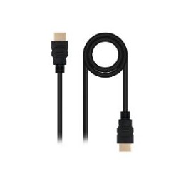Nanocable HDMI/M a HDMI/M 50cm Negro (10.15.3800)