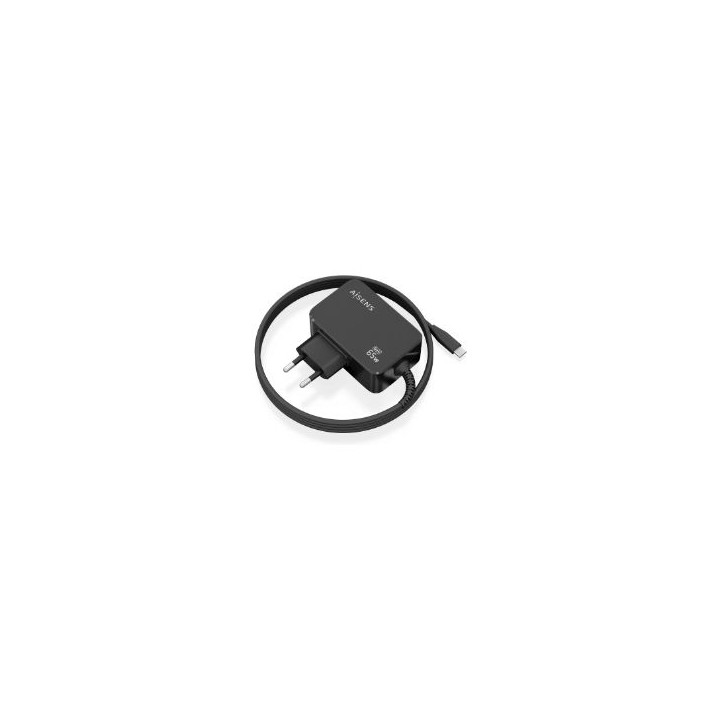 Cargador Pared AISENS USB-C 65W (ASCH-1PD65WL033-BK)